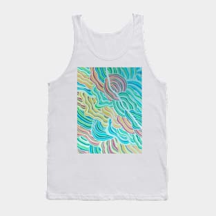 Winter Sunset Colorscape Tank Top